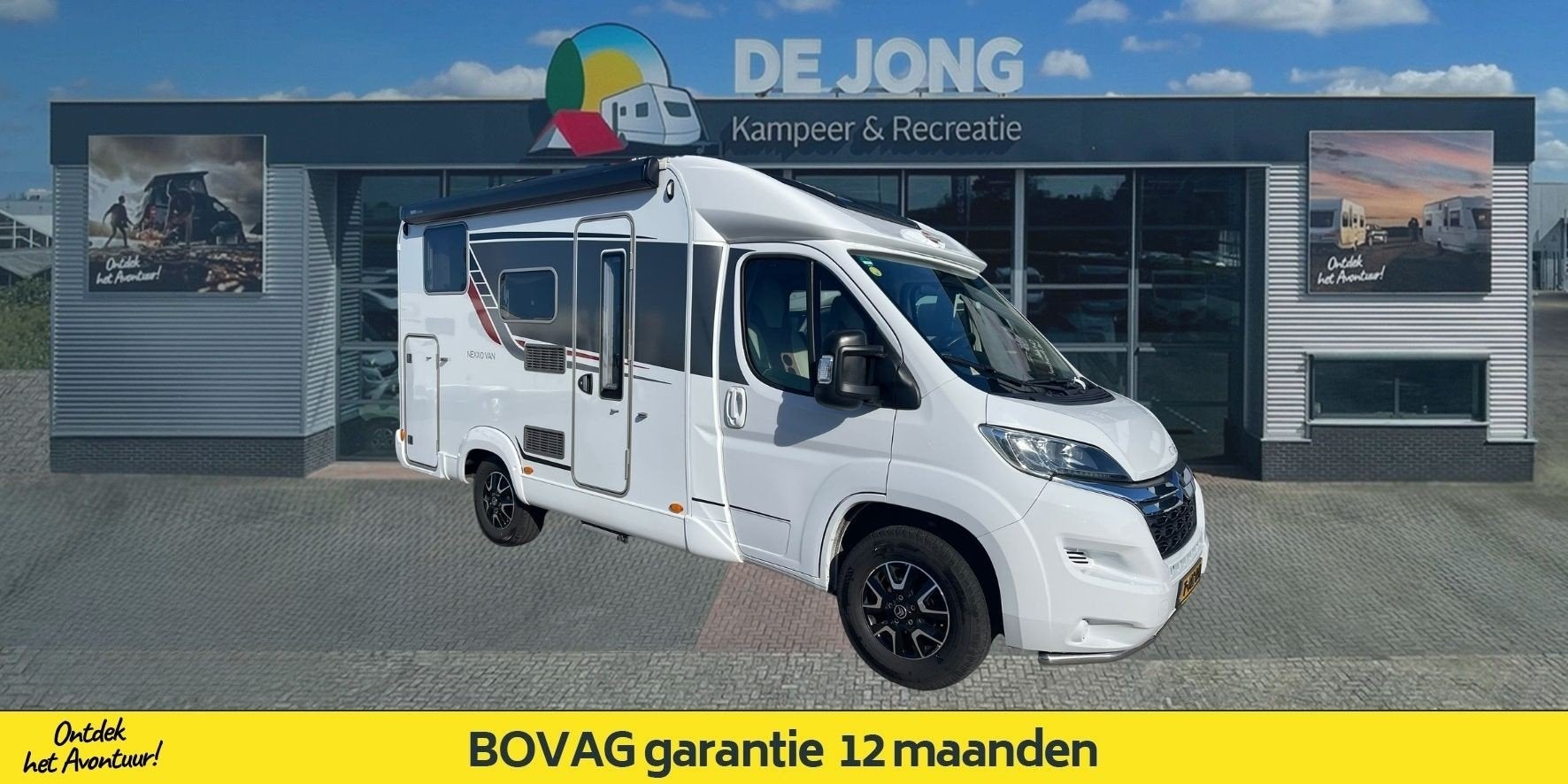 Bürstner Nexxo Van 590 G Citroen (bj 2023), Caravans en Kamperen, Fietsendrager, Bedrijf, Tot en met 3, Bürstner