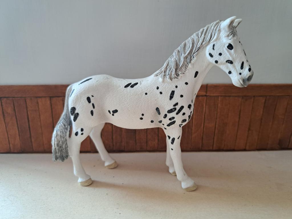 Schleich Knabstrupper merrie, Ophalen of Verzenden, Zo goed als nieuw, Paard, Beeldje of Figuurtje