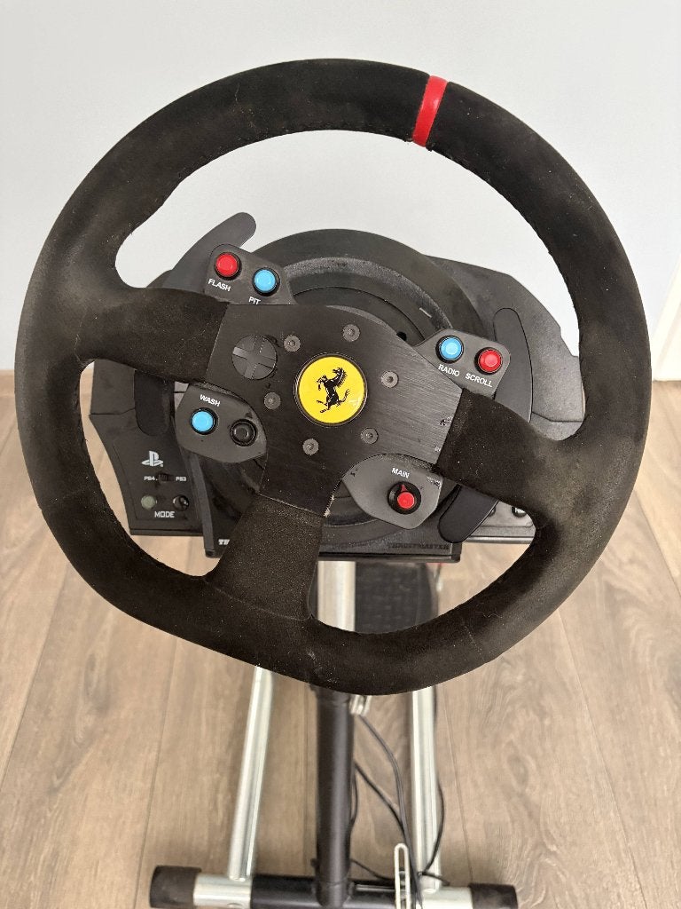 Thrustmaster T300RS Ferrari + Wheel Stand Pro PS5/PS4, Ophalen, Zo goed als nieuw, Stuur of Pedalen, PlayStation 3