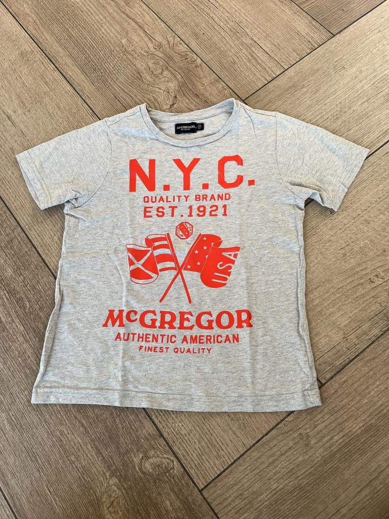 McGregor T-shirt Maat 128, Ophalen of Verzenden, Gebruikt, Jongen of Meisje, Shirt of Longsleeve
