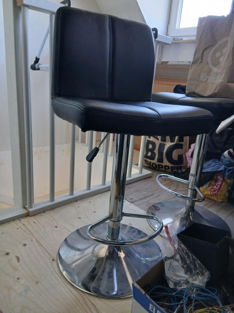 Set van 2 barkrukken, Huis en Inrichting, Barkrukken, 2 krukken, Ophalen, 60 tot 90 cm