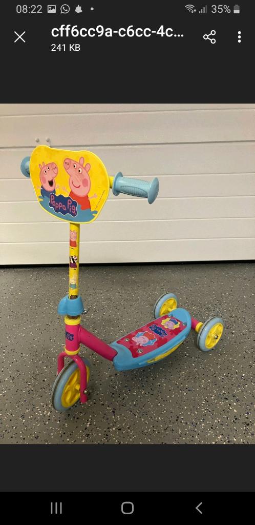 peppa Pig  step 3 wielen, Kinderen en Baby's, Speelgoed | Buiten | Voertuigen en Loopfietsen, Ophalen, Overige typen