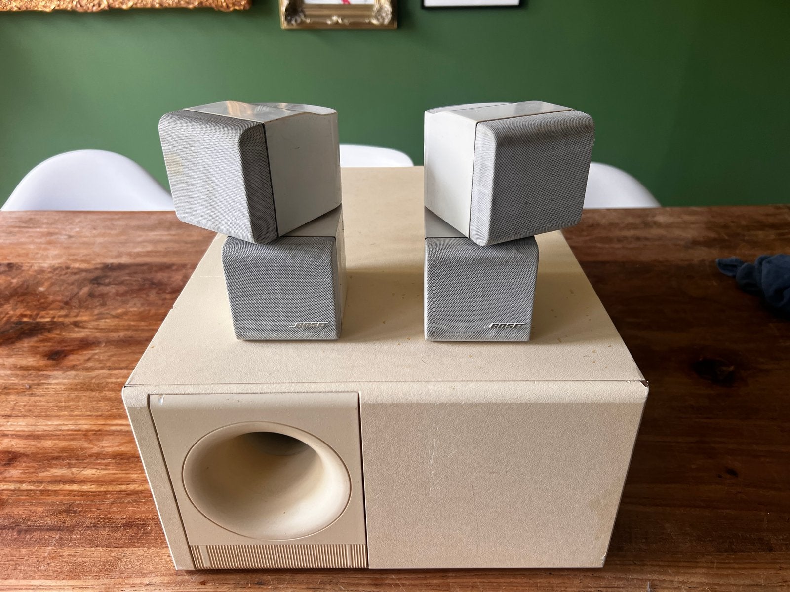 Bose Acoustimass 5 Series II Direct/Reflecting Speaker Syste, 150 watt of meer, Gebruikt, Speakerset, Ophalen of Verzenden