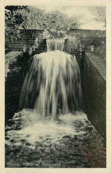 301-297-037 Putten Waterval Volenbeek, Ophalen of Verzenden, Voor 1920, Gelderland