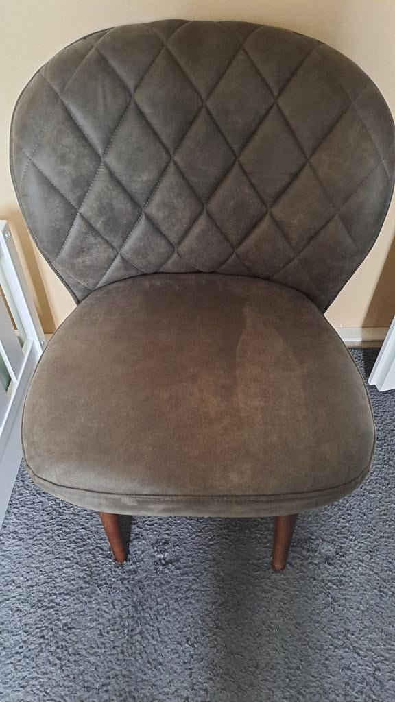 Mooie fauteuil / Stoel – Vintage Look, Huis en Inrichting, Ophalen, Zo goed als nieuw, Stof, Eén