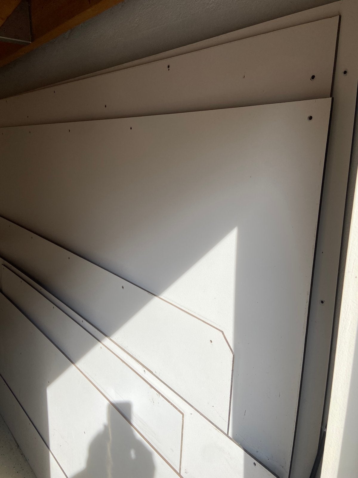 Trespa platen div maten 6mm, Ophalen, Zo goed als nieuw, Wit, Minder dan 100 cm