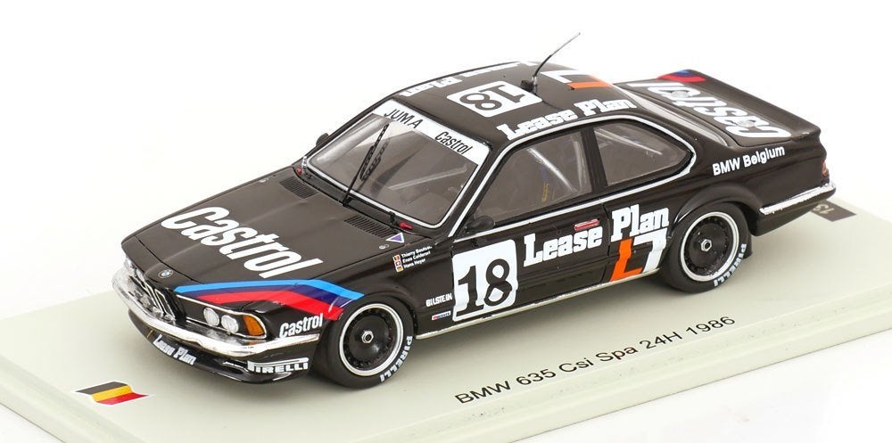 BMW 635 CSI E24 - 24h Spa 1986 Boutsen, 1/43, Spark SB669, Hobby en Vrije tijd, Overige merken, Auto, ., Nieuw