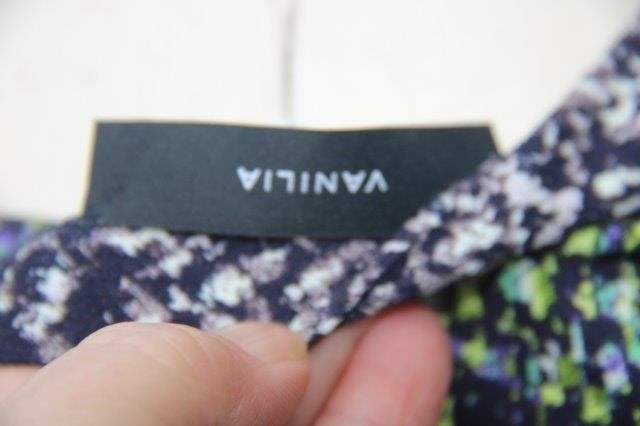 Jurk groen/ blauw Vanilia mt 42 Vaste prijs OPRUIMING, Blauw, Vanilia, Maat 42/44 (L), Ophalen of Verzenden