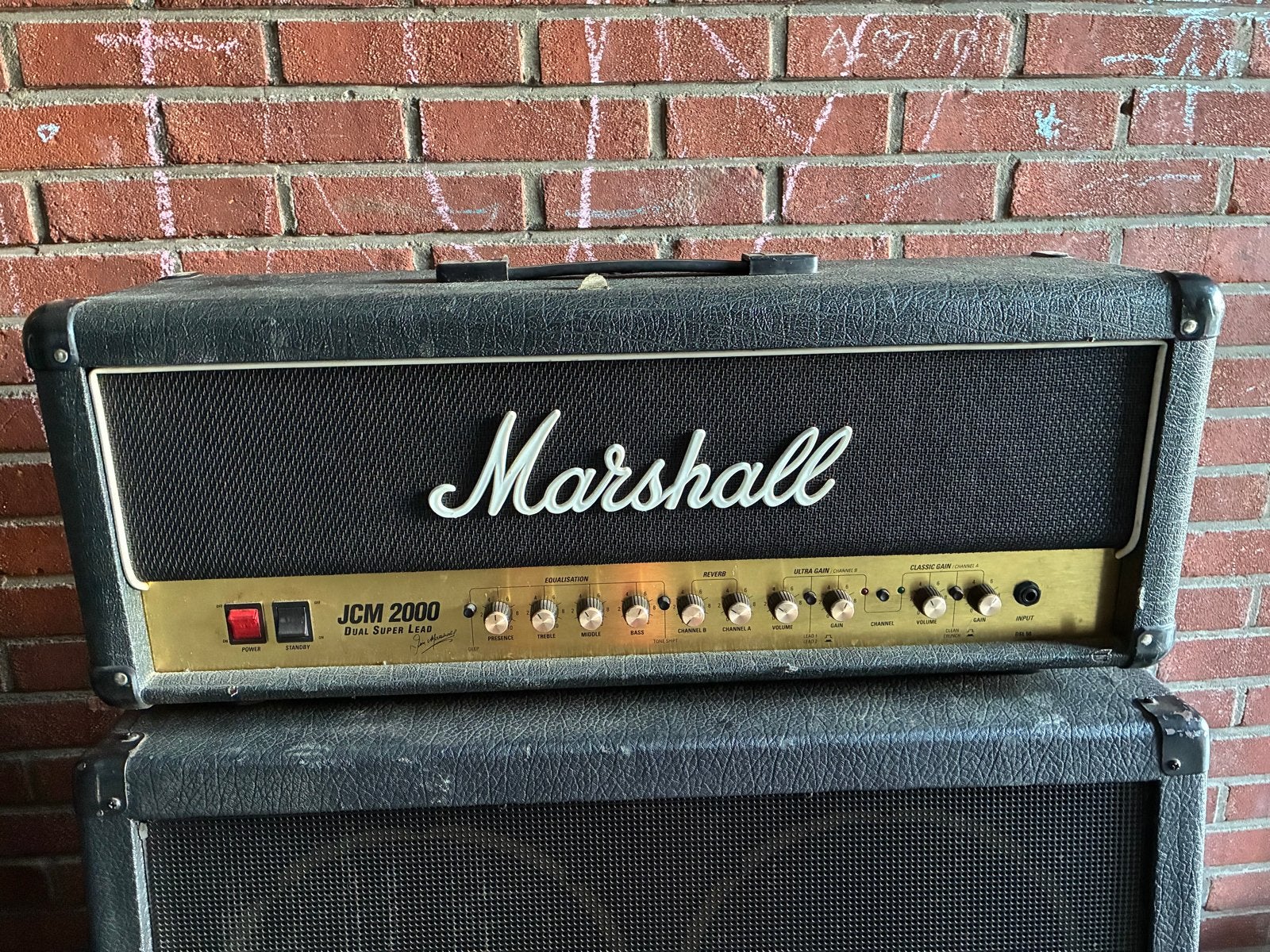 Marshall JCM2000 DSL50 gitaarversterker top, Muziek en Instrumenten, Versterkers | Bas en Gitaar, Ophalen, Gebruikt, Gitaar, 50 tot 100 watt