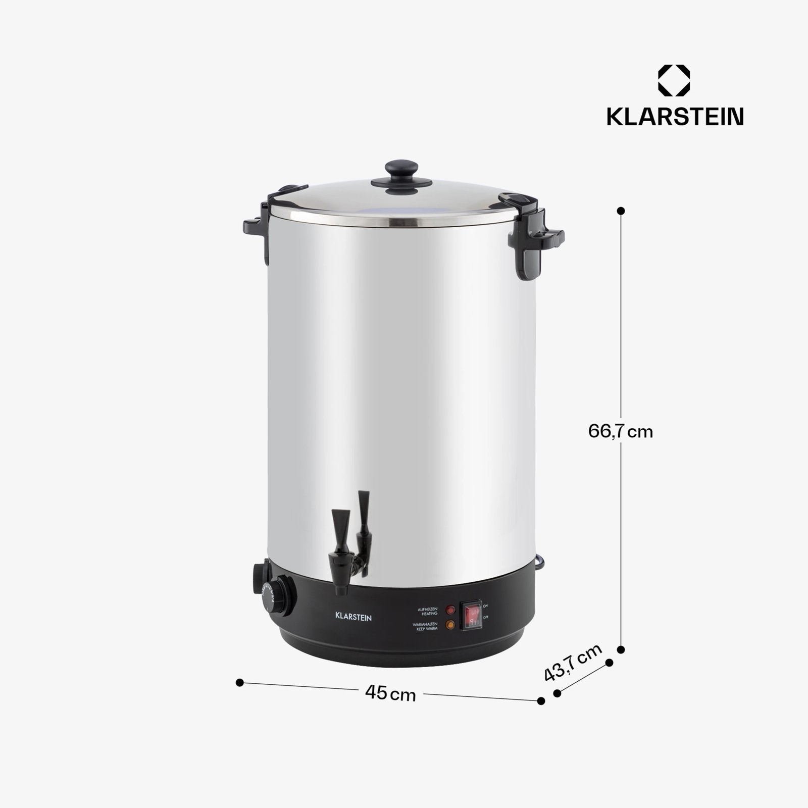 KonfiStar RVS 50L Inmaakketel / Dispenser van warme drank, Ophalen, Boiler, Minder dan 20 liter, Minder dan 3 jaar oud