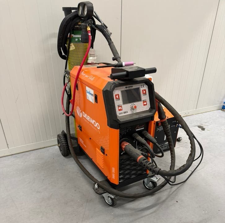 Daewoo DAMIG-350GDL + DAWS-10L lasapparaat nieuwprijs 5850,-, Ophalen, Zo goed als nieuw, Tig