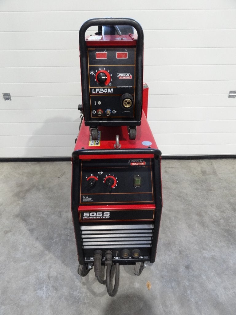 Mig/Mag lasapparaat Lincoln Powertec 505S WTGK Synergic, Ophalen of Verzenden, Zo goed als nieuw, 250 ampère of meer, Co2