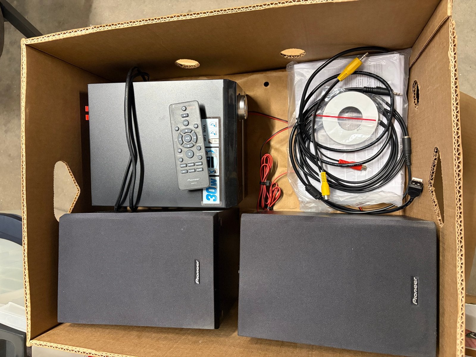 Pioneer Stereo Toren met 2 Boxen en Afstandsbediening, Audio, Tv en Foto, Stereo-sets, Ophalen, Gebruikt, Pioneer, Microset