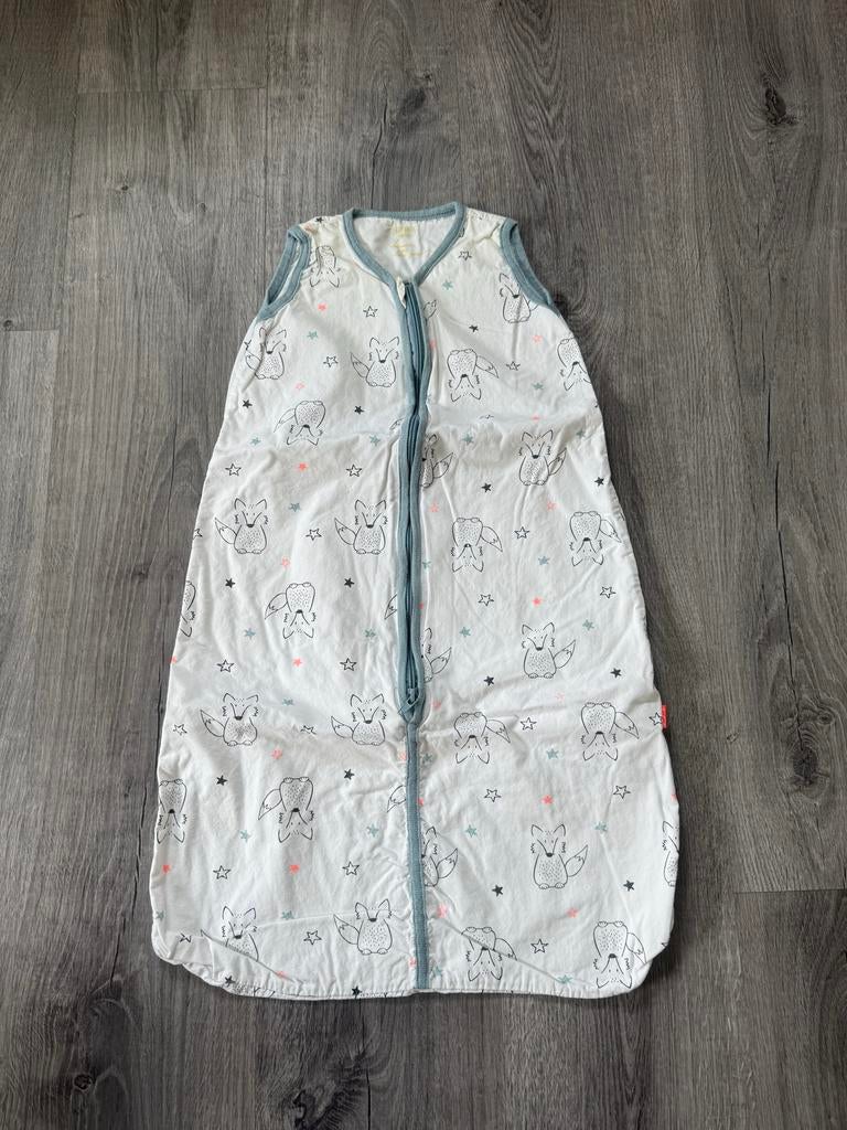 Hema Slaapzak 68/80 met vossenprint, Ophalen of Verzenden, Zo goed als nieuw, 70 tot 85 cm, Slaapzak