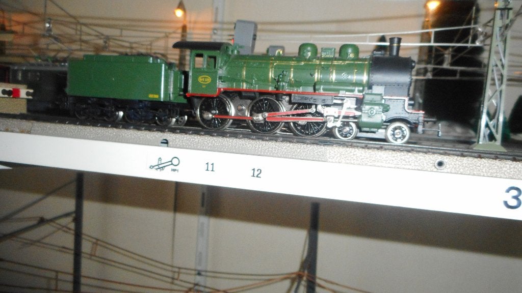 MARKLIN 3086 Belgische metalen 2,C stoomloc/tender Type 64, Hobby en Vrije tijd, Wisselstroom, Locomotief, Ophalen of Verzenden