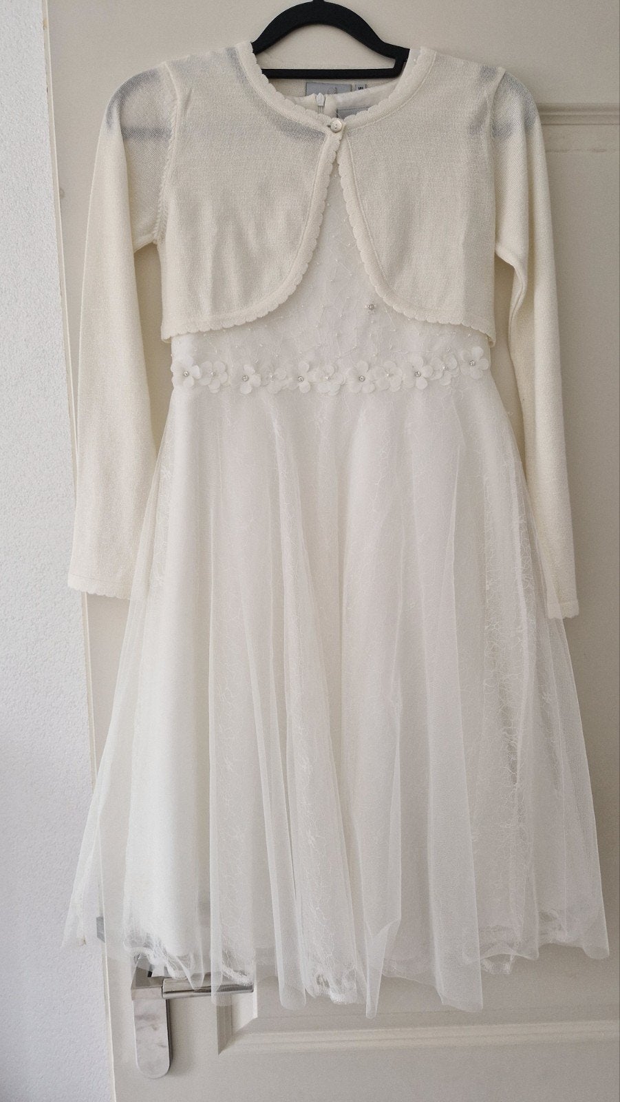 Prachtige witte communiejurk Happy Girls maat 146, Ophalen of Verzenden, Zo goed als nieuw, Happy Girls, Meisje