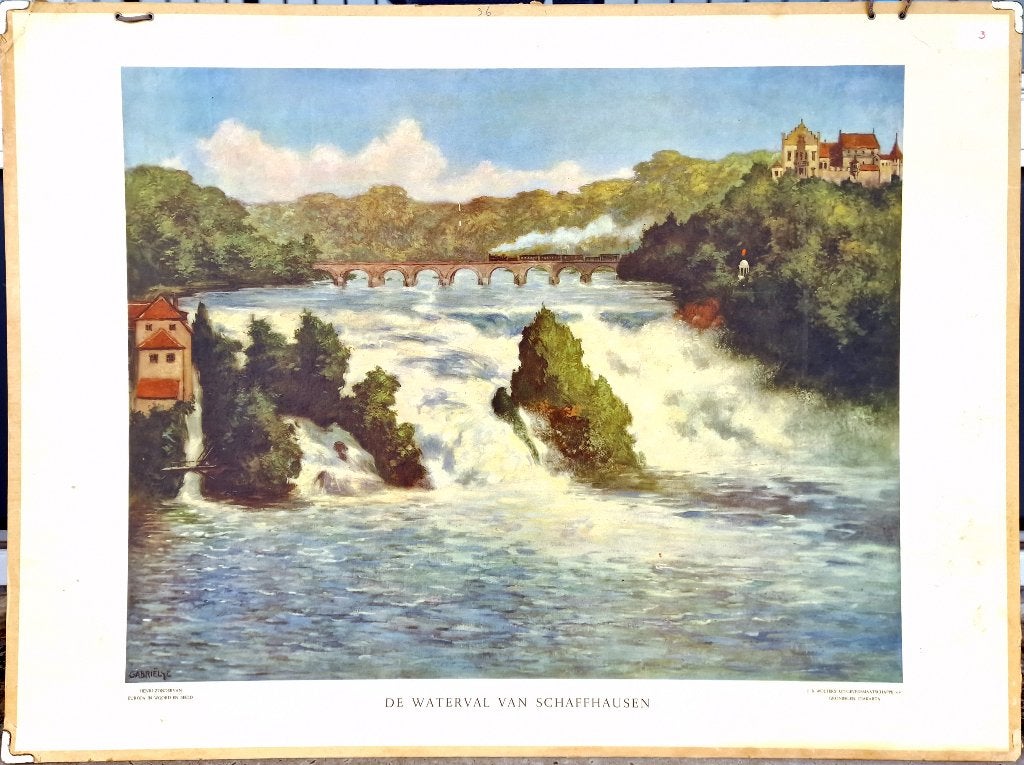 De waterval van Schaffhausen / J. Gabriëlse, Ophalen, Geschiedenis