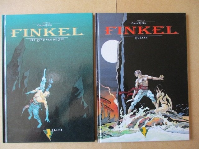 w0100 finkel 1 t/m 4 hc, Boeken, Stripboeken, Meerdere stripboeken, Ophalen, Gelezen