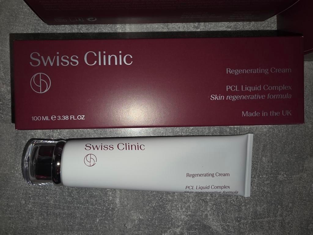 Swiss clinic regenerating cream, pcl liquid complex nieuw, Gehele gezicht, Onbekend, Nieuw, Ophalen of Verzenden
