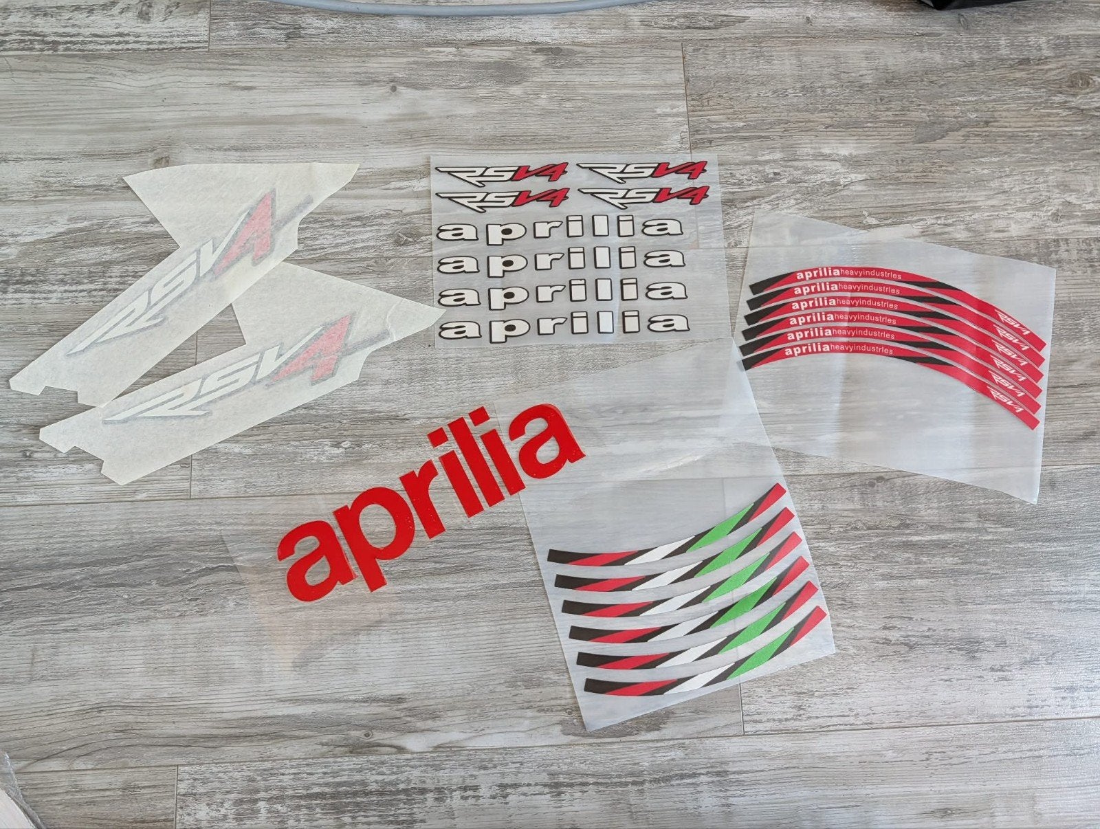 Aprilia RSV4 stickerset (Nieuw), Ophalen of Verzenden