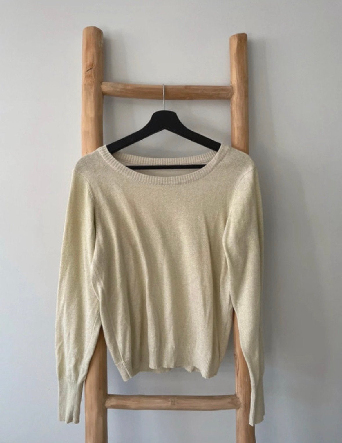 Glitter trui, Ophalen of Verzenden, Zo goed als nieuw, Maat 36 (S), Beige