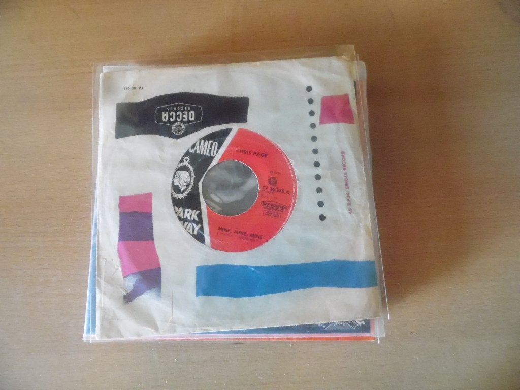 chris page. mine, mine, mine. / wait n' see., Ophalen, Gebruikt, 7 inch, Overige genres