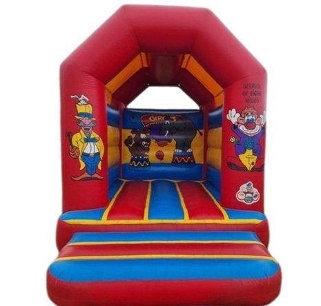Verhuur Springkussen Clown/circus klein, Ophalen, Zo goed als nieuw, Overige