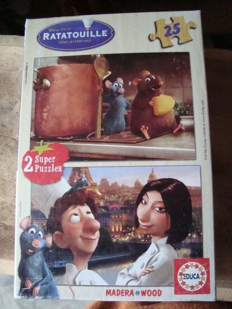 2 puzzels, Ophalen of Verzenden, Meer dan 50 stukjes, Zo goed als nieuw, 6 jaar of ouder