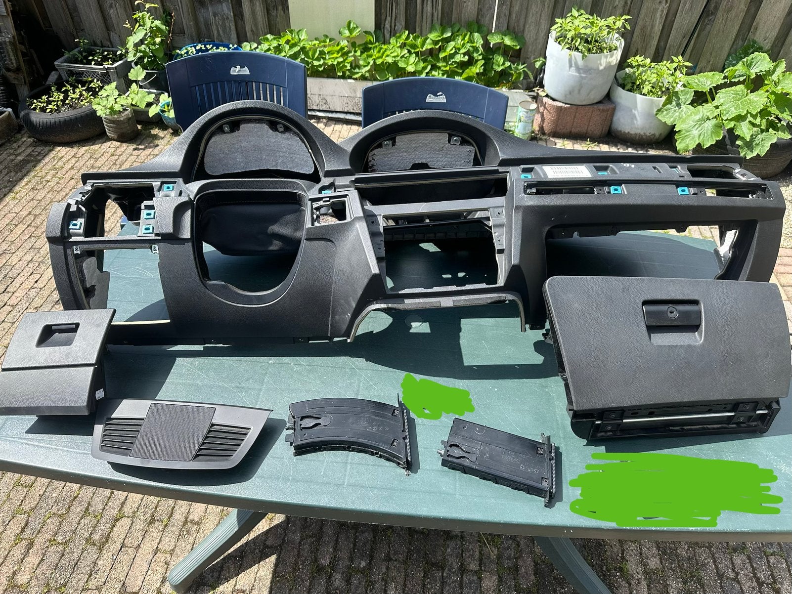 Bmw dashboard incl bekerhouders e90 e91 e92 e93 set, Auto-onderdelen, Ophalen, BMW