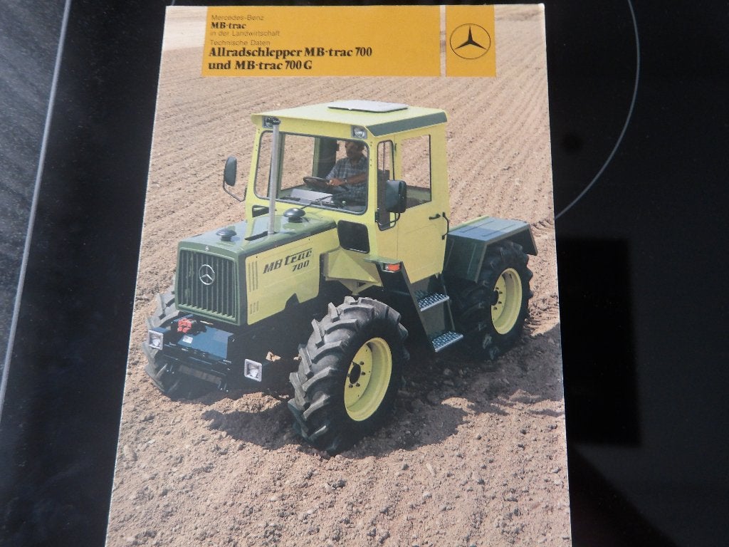 Mercedes-Benz MB-trac 700 / 700 G Allradschlepper Catalogus, Ophalen of Verzenden, Zo goed als nieuw, Mercedes-Benz, Catalogus