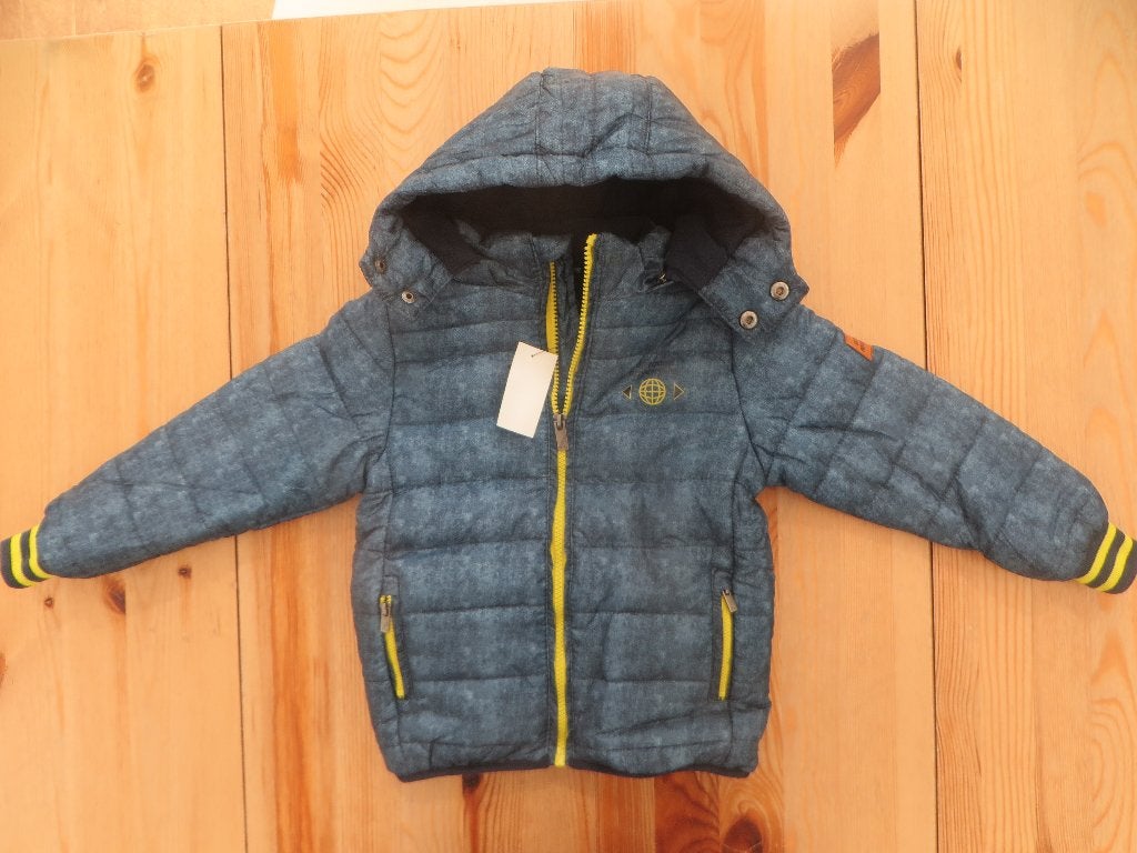 Nieuwe blauwe jas Oiboi maat 98, Ophalen of Verzenden, Nieuw, Jongen, Jas