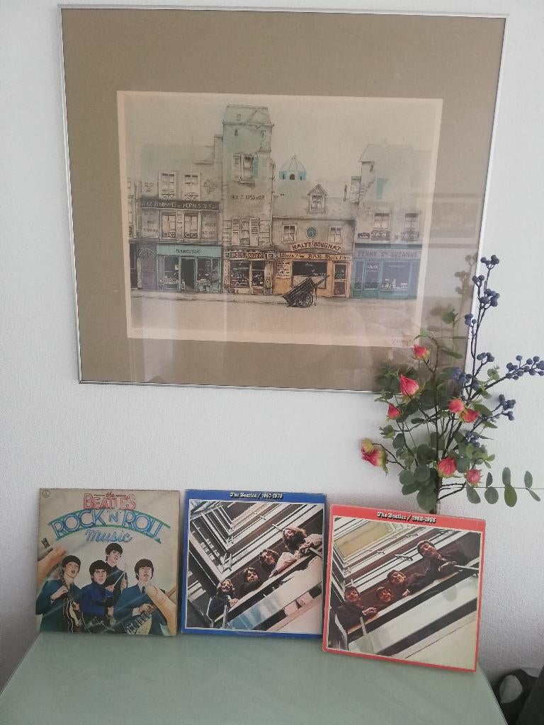 Te koop drie dubbelalbums van de Beatles uit de jaren '60, Cd's en Dvd's, Vinyl | Pop, Ophalen, Gebruikt, Overige formaten