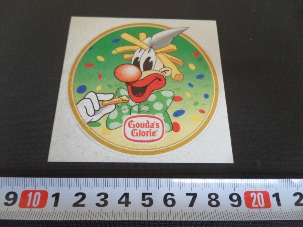 sticker GOUDA'S GLORIE  Clown *, Verzamelen, Ophalen, Zo goed als nieuw