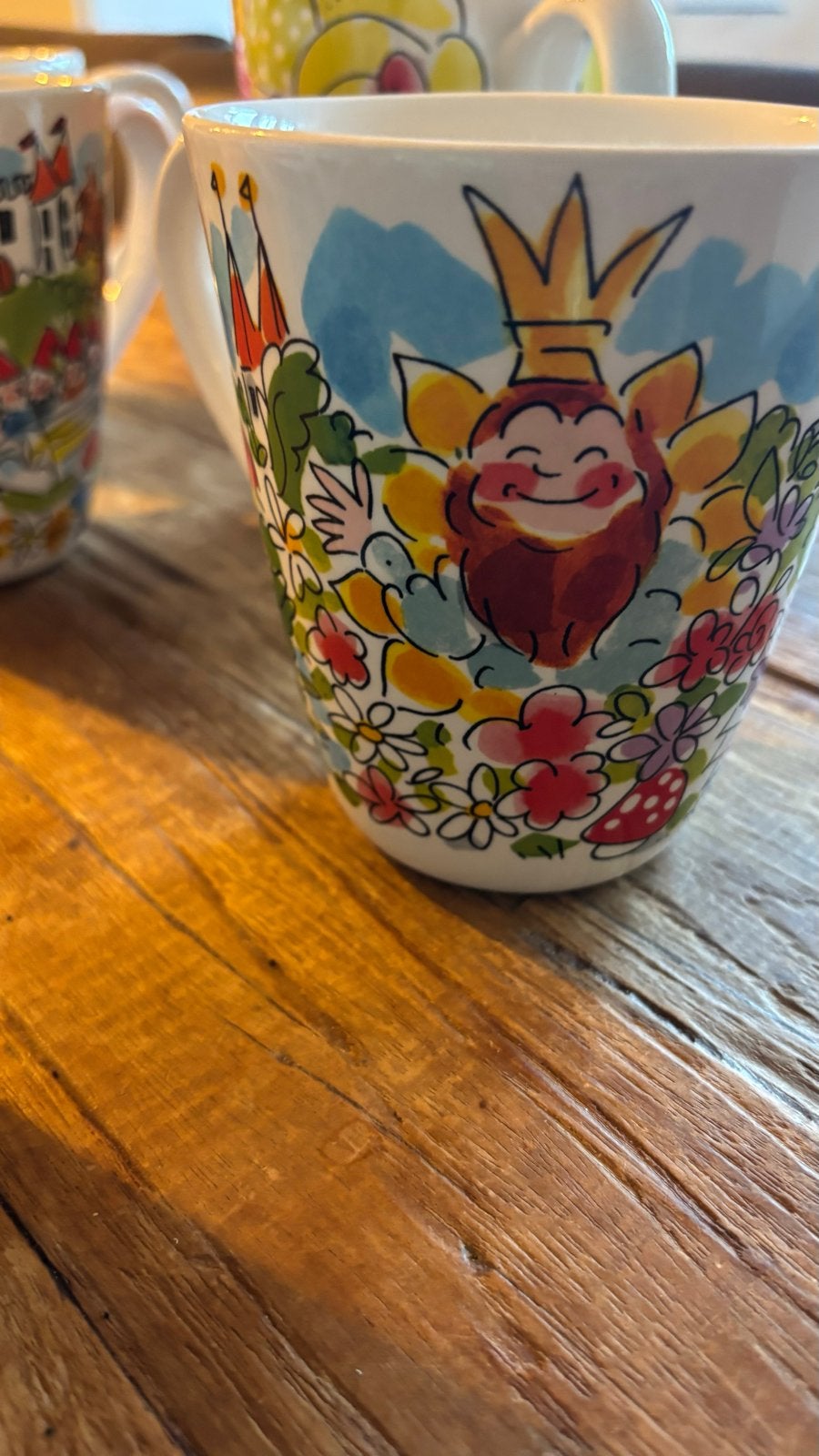 Blond Amsterdam Efteling servies: theepot, koektrommel, 8 mo, Huis en Inrichting, Ophalen, Keramiek, Zo goed als nieuw, Modern
