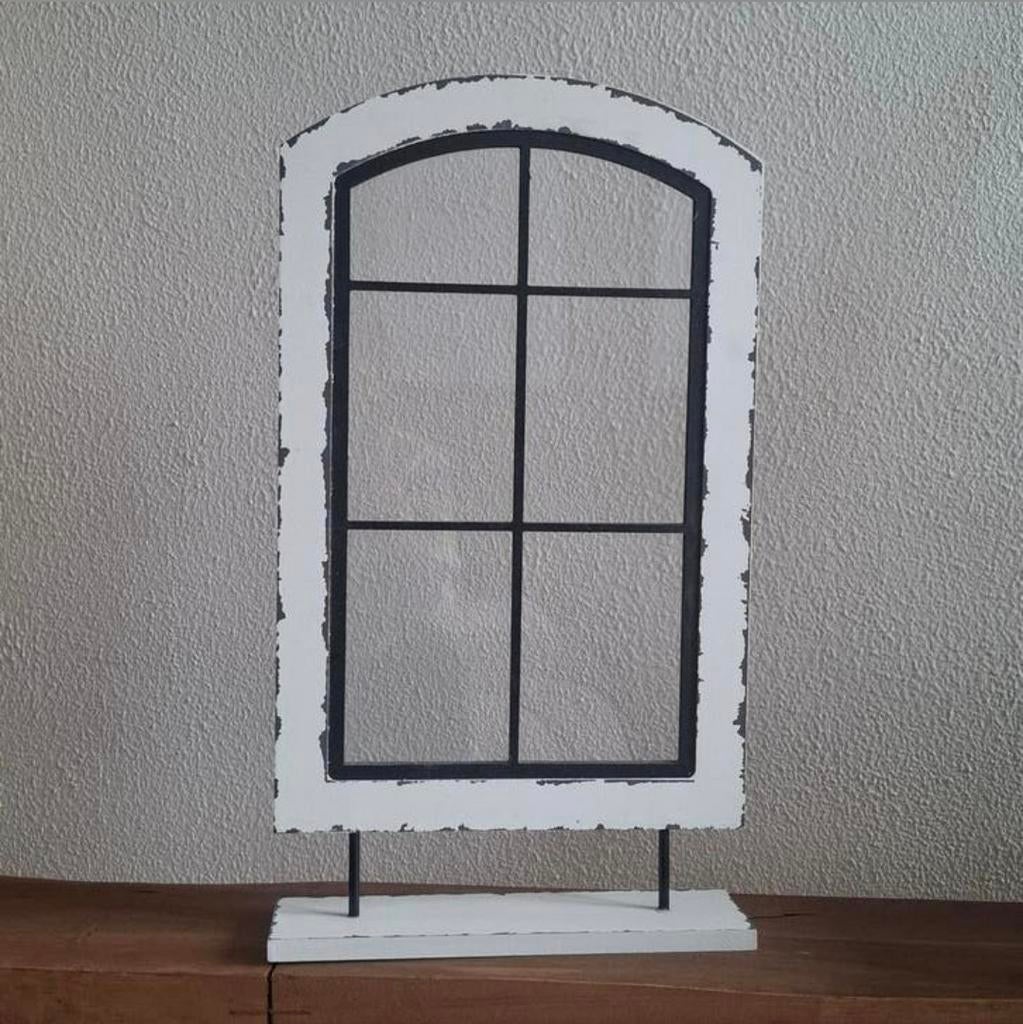 Decoratief raamkozijn - Landelijke stijl, Hout, Gebruikt, Ophalen of Verzenden, Landelijk