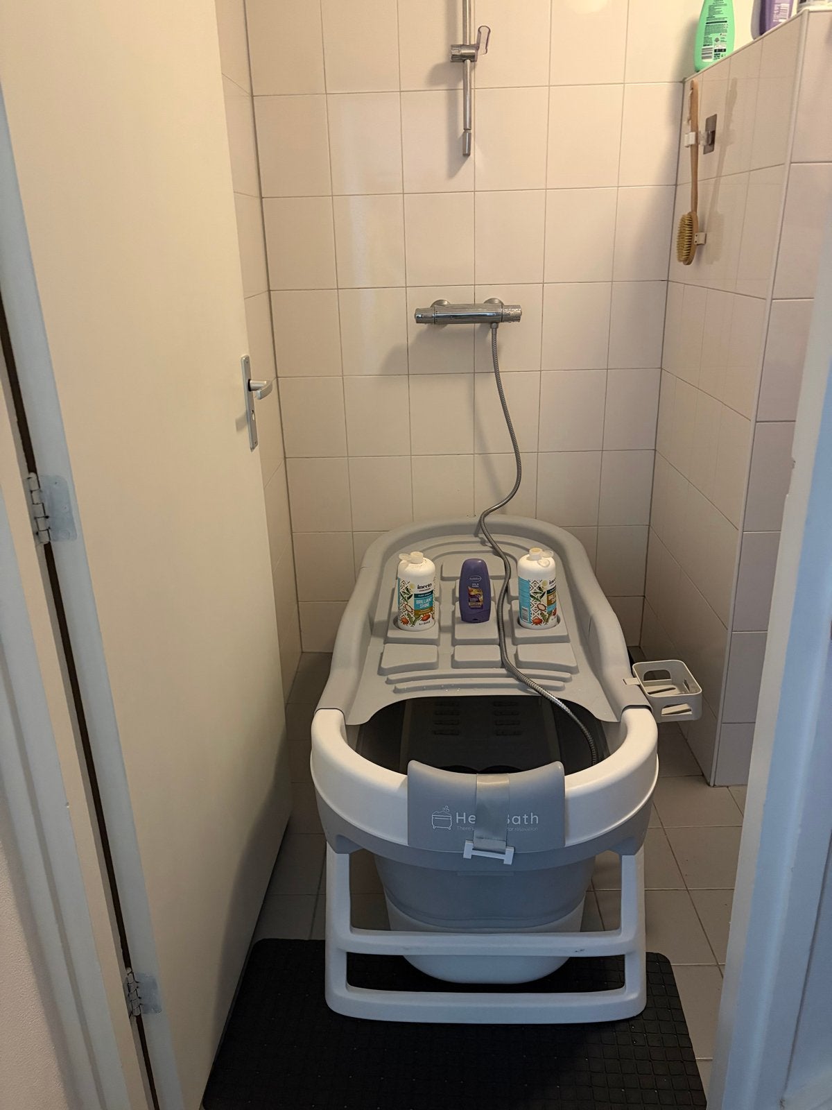 Luxe Mobiel Bad met Bubbelbadmat Z.G.A.N., Ophalen, Zo goed als nieuw, Bad