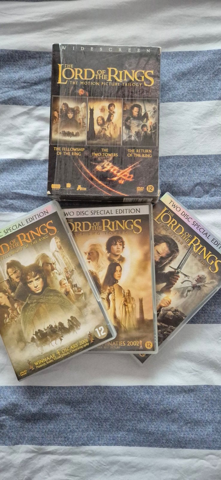 Lord of the Rings Trilogie DVD Boxset + Special Editions, Ophalen, Speciale editie, Nederlands, Fantasy