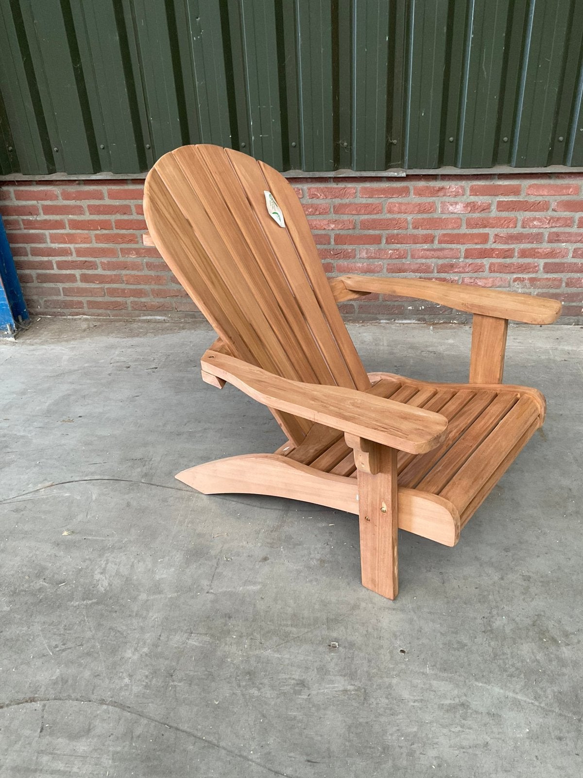 Twee nieuwe teak houten bearchairs, Ophalen, Zo goed als nieuw