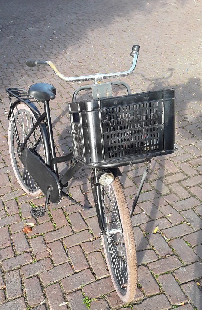 Omafiets 28 inch Goed Rijdende Conditie ( bieden mag), Fietsen en Brommers, Ophalen, Gebruikt, Terugtraprem, Altec