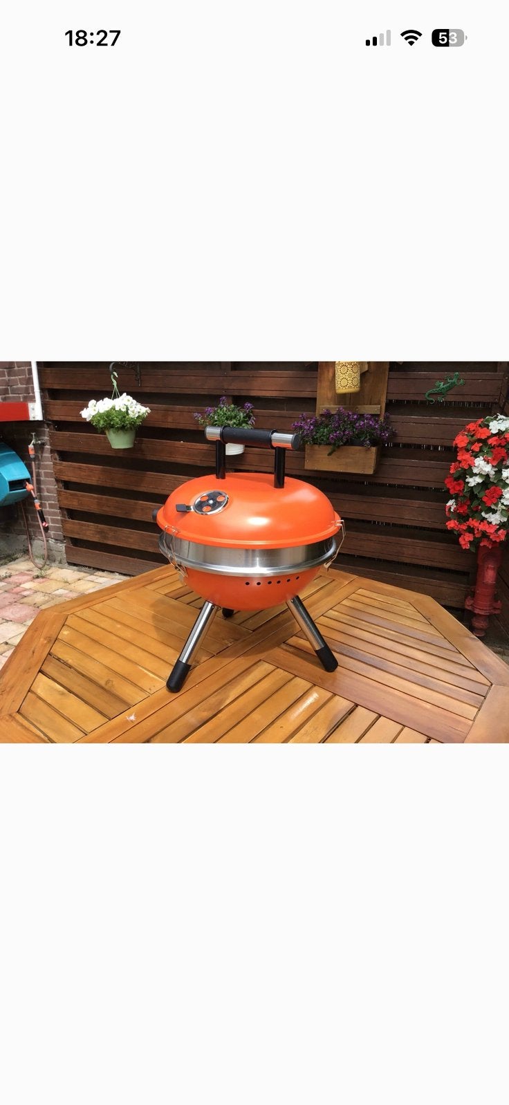 Fritel Houtskool en Elektrische BBQ 2-in-1, Ophalen, Zo goed als nieuw