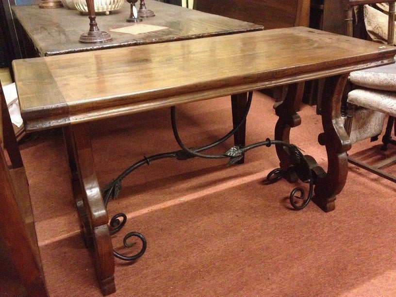 NIEUWE WANDTAFEL SIDETABLE SPAANS MODEL 130 cm. Flamant, Ophalen, Wilms, Nieuw, 50 tot 100 cm
