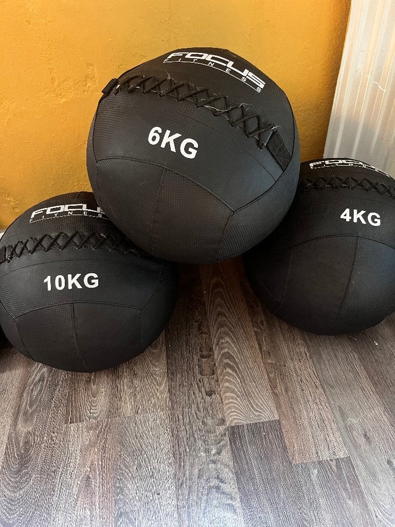 Wall balls, Ophalen, Zo goed als nieuw, Benen, Fitnessbal