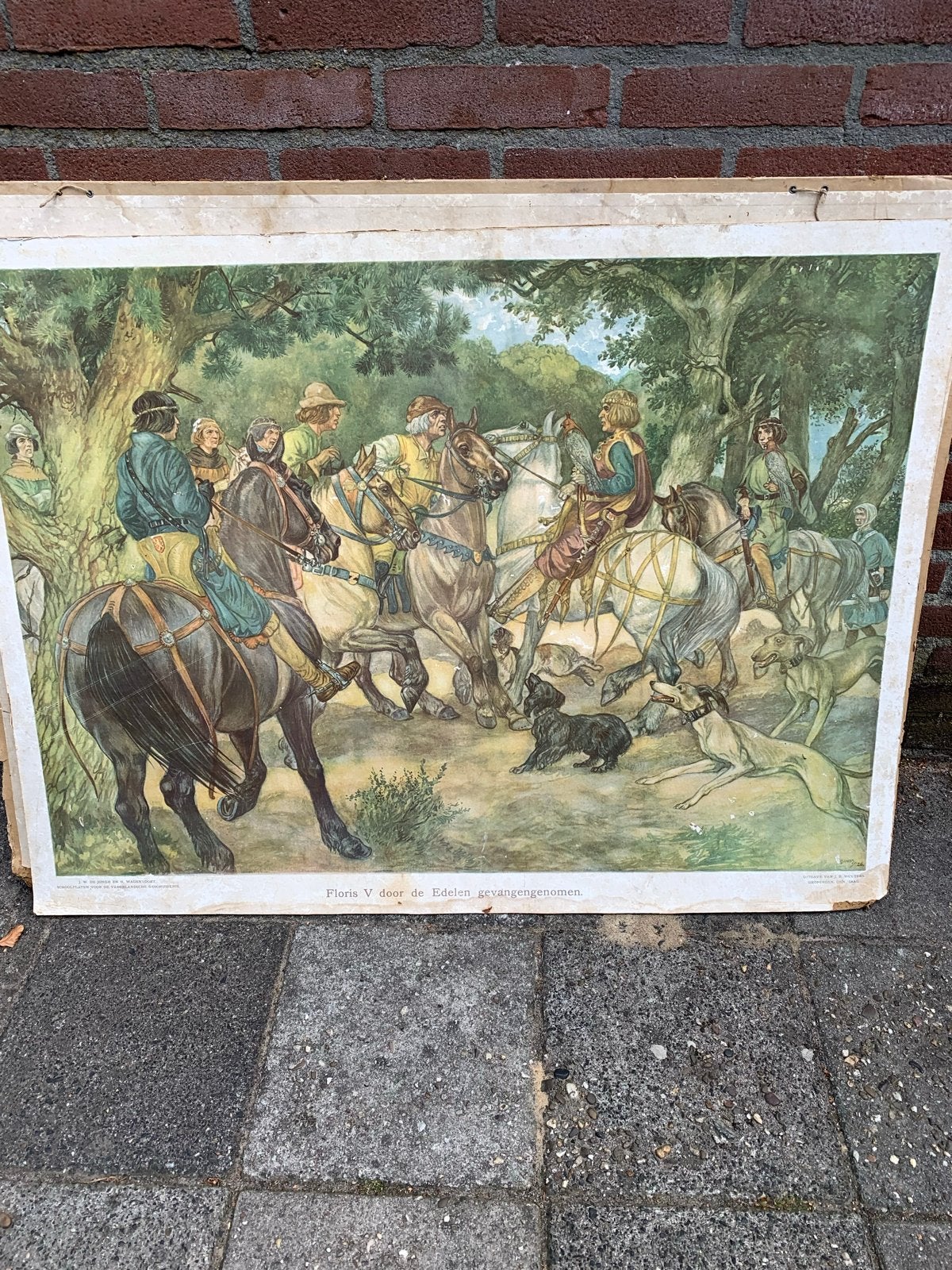 Vintage schoolplaten: Geschiedenis, Natuur, Aardrijkskunde, Antiek en Kunst, Antiek | Schoolplaten, Ophalen, Geschiedenis