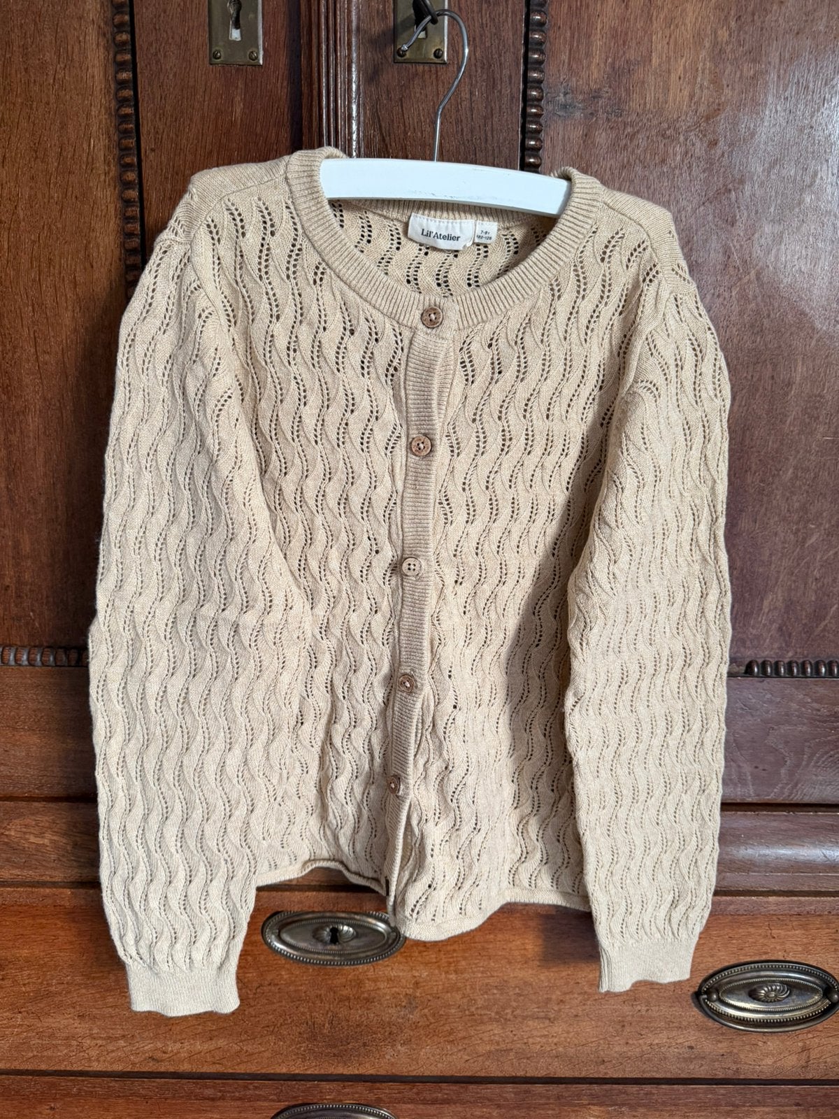 ZGAN Lil Atelier vestje vest meisje maat 122 128, Ophalen of Verzenden, Zo goed als nieuw, Meisje, Trui of Vest