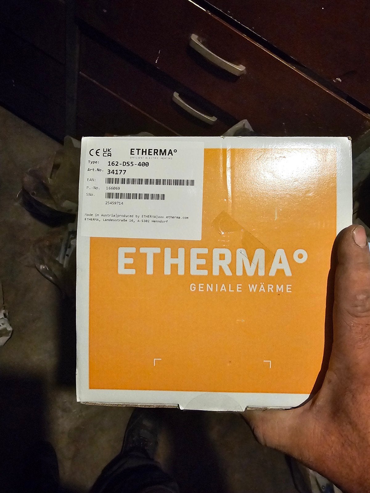 EHTERMA Vloerverwarming Set met Thermostaat Nieuw, Doe-het-zelf en Verbouw, Thermostaten, Ophalen of Verzenden, Slimme thermostaat