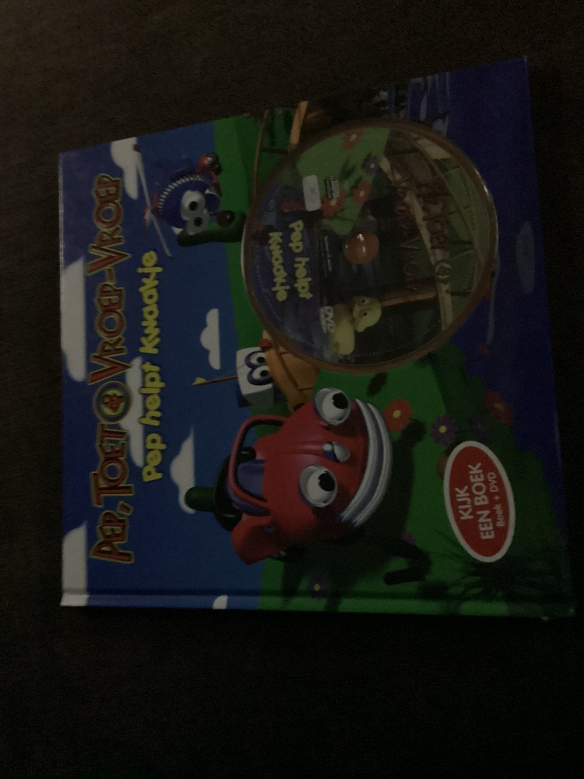 Pep, Toet & Vroep Vroep - Pep helpt Kwaakje (Boek + DVD), Ophalen of Verzenden