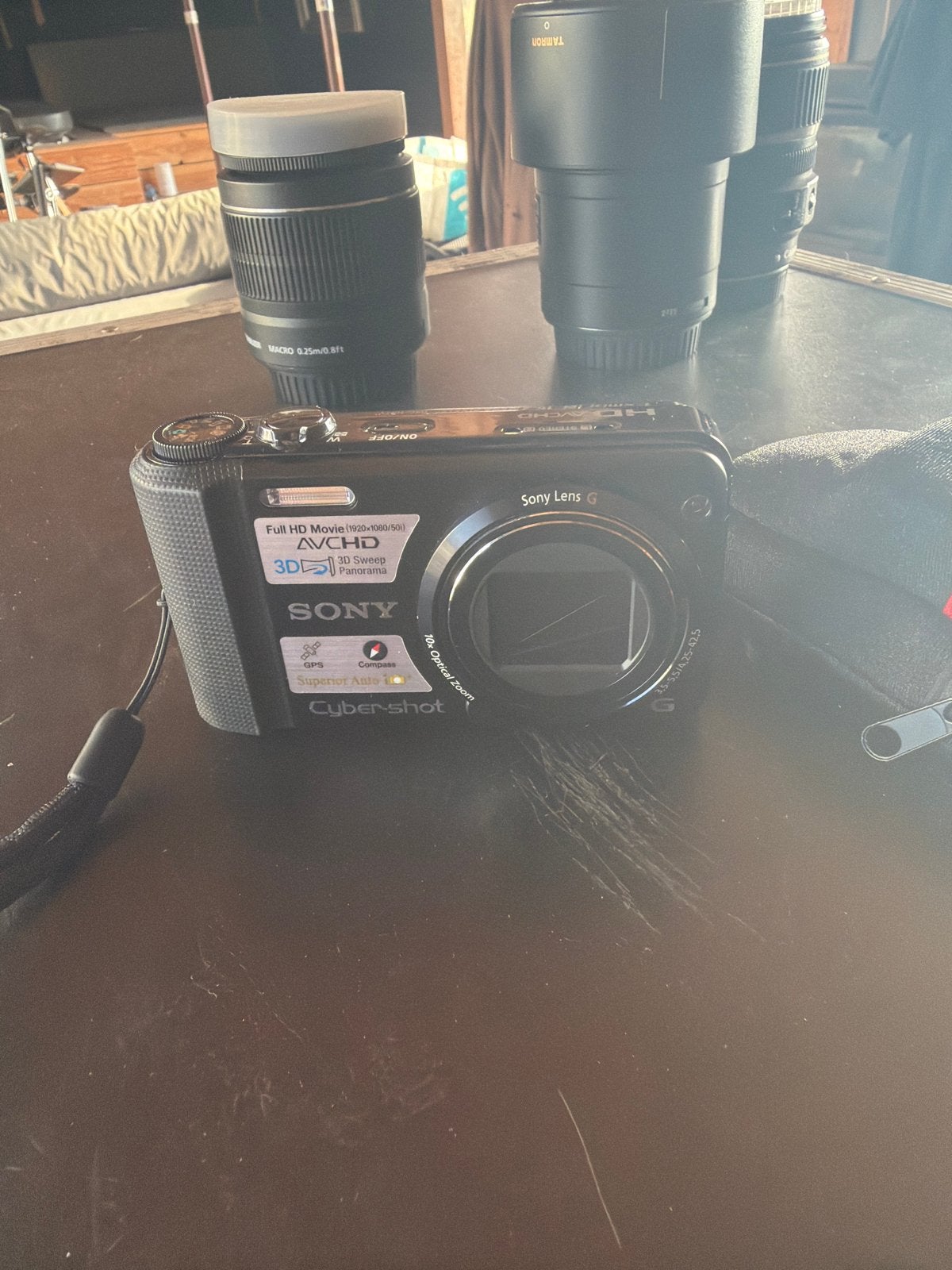 Sony Cyber-shot DSC-HX7V Compactcamera - Zwart, Ingebouwde flitser, Gebruikt, Ophalen of Verzenden, Compactcamera
