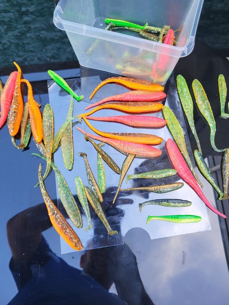 Q-Salty Shads - Diverse kleuren en maten, Watersport en Boten, Hengelsport | Algemeen, Ophalen of Verzenden