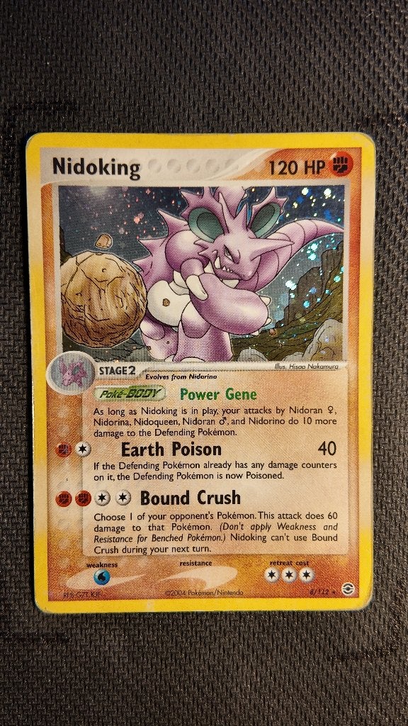 Nidoking 8 FireRed & LeafGreen | Pokemon kaart, Ophalen, Losse kaart, Foil