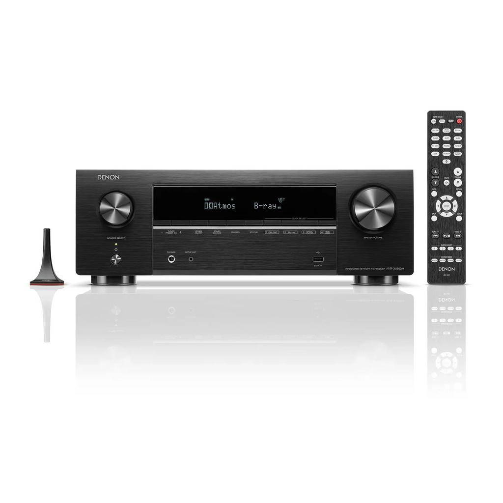 Denon AVR-X1800H AV Receiver - Nieuw, Audio, Tv en Foto, Versterkers en Receivers, Ophalen, Denon, Nieuw, 120 watt of meer